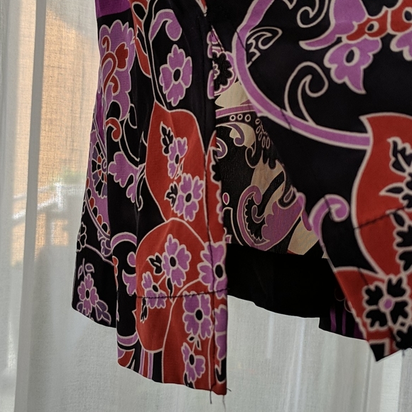 Multi-Color Silk Tunic - Picture 4 of 7